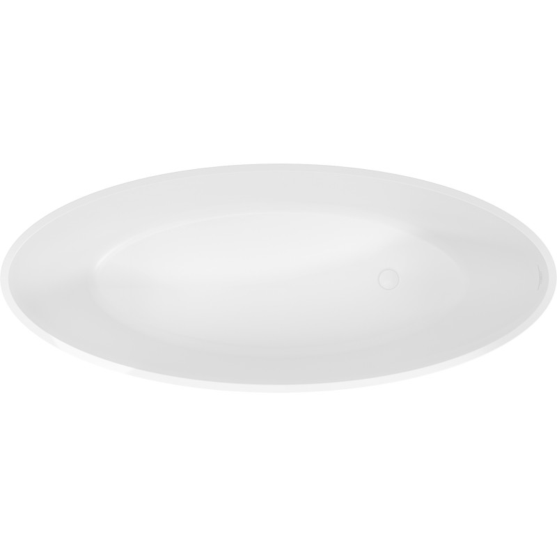 Mexen Prato baignoire autoportante en conglomérat 170 x 70 cm, blanc mat - 57251707000