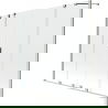 Paroi de baignoire coulissante Mexen Velar Duo 2 volets 180 x 150 cm, transparent, nickel brossé - 896-180-000-02-97