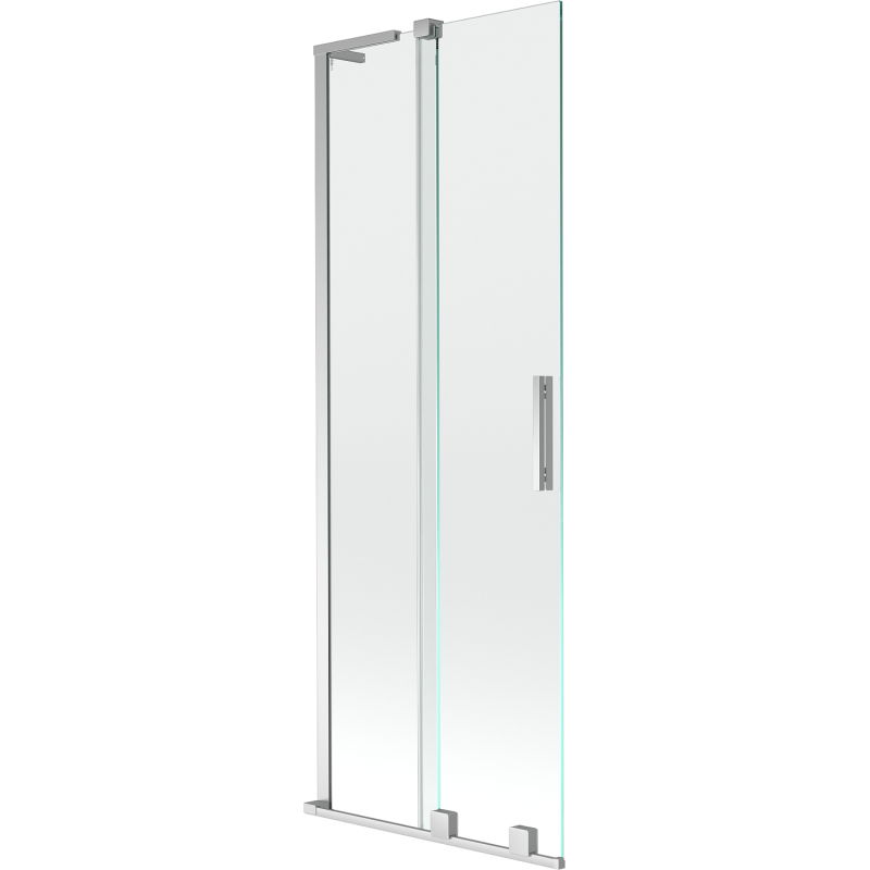Mexen Velar L paroi de baignoire 2 battants coulissants 70 x 150 cm, transparent, chromé - 896-070-003-01-01