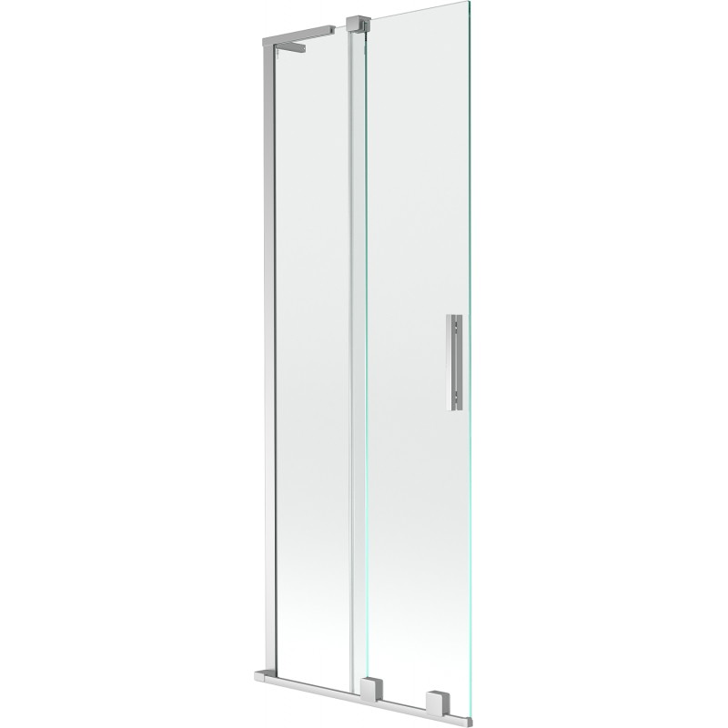 Mexen Velar L paroi de baignoire à 2 volets coulissants 70 x 150 cm, transparent, chrome - 896-070-003-01-01