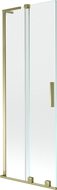 Paroi de baignoire coulissante à 2 volets Mexen Velar L 70 x 150 cm, transparent, doré - 896-070-003-01-50