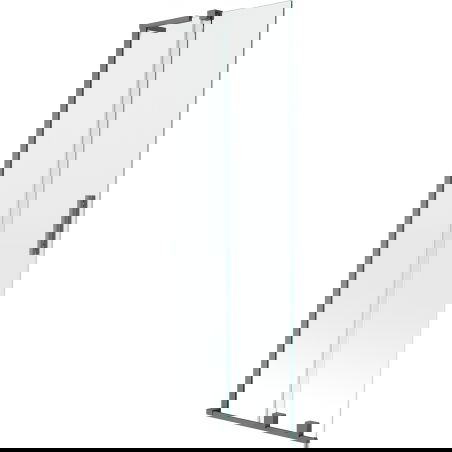Mexen Velar L paroi de baignoire coulissante à 2 vantaux 70 x 150 cm, transparent, métal gun - 896-070-003-01-95