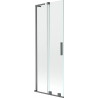 Mexen Velar L paroi de baignoire 2 volets coulissants 70 x 150 cm, transparent, gun metal - 896-070-003-01-95