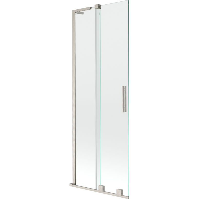 Paroi de baignoire Mexen Velar L 2 volets coulissants 70 x 150 cm, transparent, nickel brossé - 896-070-003-01-97