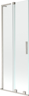 Paroi de baignoire Mexen Velar L 2 volets coulissants 70 x 150 cm, transparent, nickel brossé - 896-070-003-01-97