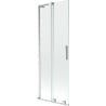 Mexen Velar L paroi de baignoire à 2 battants coulissants 75 x 150 cm, transparent, chrome - 896-075-003-01-01