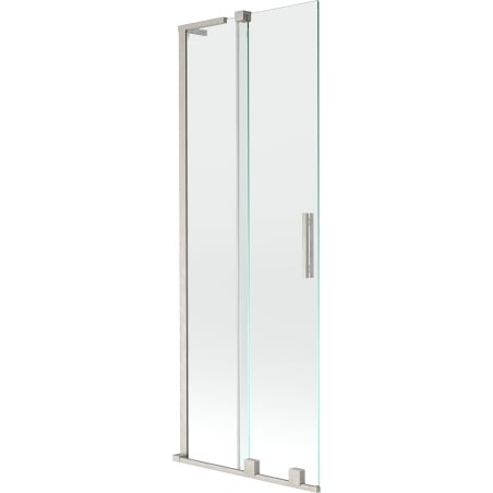 Mexen Velar L paroi de douche à 2 cloisons coulissantes 75 x 150 cm, transparent, nickel brossé - 896-075-003-01-97