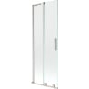 Mexen Velar L paroi de douche à 2 cloisons coulissantes 75 x 150 cm, transparent, nickel brossé - 896-075-003-01-97