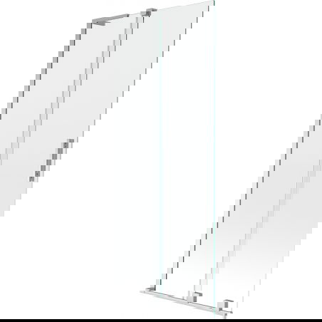 Mexen Velar L paroi de baignoire coulissante à 2 volets 85 x 150 cm, transparent, chrome - 896-085-003-01-01