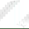 Mexen Velar L paroi de baignoire 2 volets coulissants 85 x 150 cm, transparent, blanc - 896-085-003-01-20