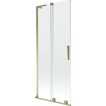 Mexen Velar L paroi de baignoire coulissante 2 volets 85 x 150 cm, transparent, doré - 896-085-003-01-50