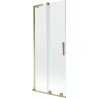 Mexen Velar L paroi de baignoire coulissante 2 volets 85 x 150 cm, transparent, doré - 896-085-003-01-50