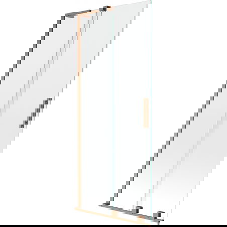 Paroi de baignoire Mexen Velar L, 2 panneaux coulissants 85 x 150 cm, transparent, cuivre brossé - 896-085-003-01-65