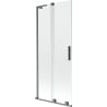 Mexen Velar L paroi de baignoire à 2 panneaux coulissants 85 x 150 cm, transparent, gris canon brossé - 896-085-003-01-66