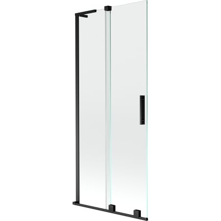 Mexen Velar L pare-douche 2 volets coulissants 85 x 150 cm, transparent, noir - 896-085-003-01-70
