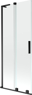 Mexen Velar L pare-douche 2 volets coulissants 85 x 150 cm, transparent, noir - 896-085-003-01-70