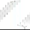 Mexen Velar L paroi de baignoire 2 battants coulissants 85 x 150 cm, transparent, nickel brossé - 896-085-003-01-97