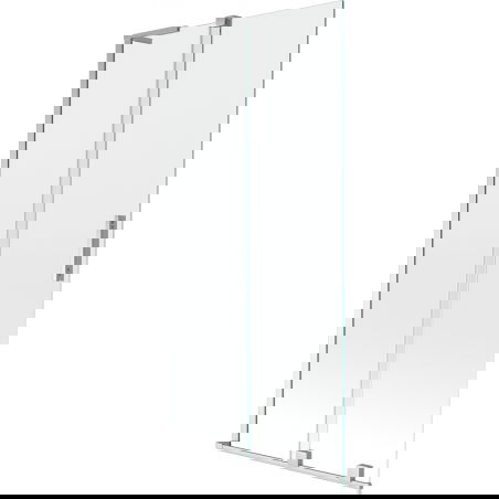 Mexen Velar L paroi de baignoire coulissante à 2 panneaux 90 x 150 cm, transparent, chrome - 896-090-003-01-01