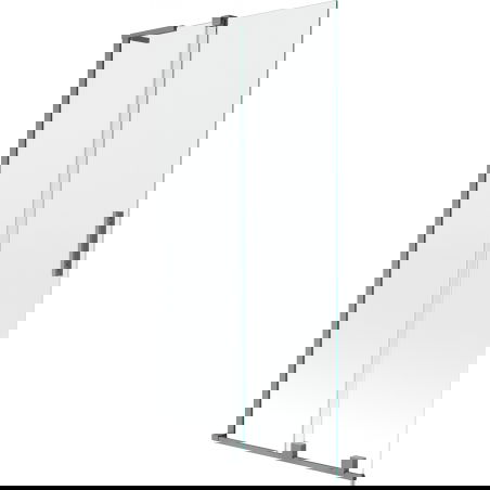 Mexen Velar L pare-douche 2 volets coulissants 90 x 150 cm, transparent, métal canon - 896-090-003-01-95