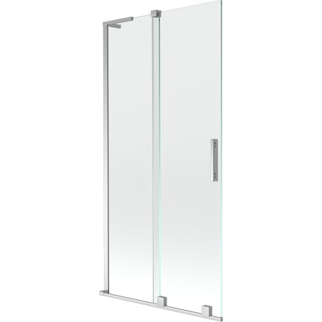 Mexen Velar L paroi de baignoire coulissante à 2 volets 95 x 150 cm, transparent, chrome - 896-095-003-01-01