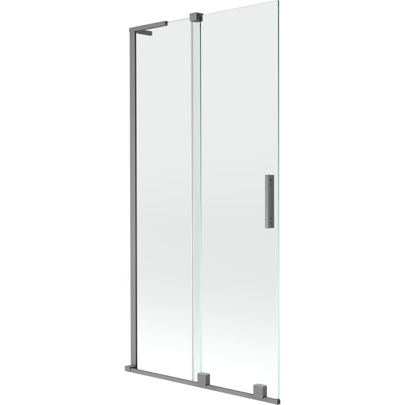 Mexen Velar L paroi de douche pliante à 2 battants 95 x 150 cm, transparent, métal canon - 896-095-003-01-95