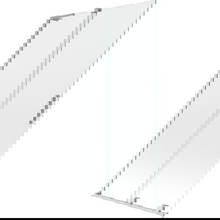 Mexen Velar L paroi de baignoire coulissante 2 panneaux 100 x 150 cm, transparent, chrome - 896-100-003-01-01