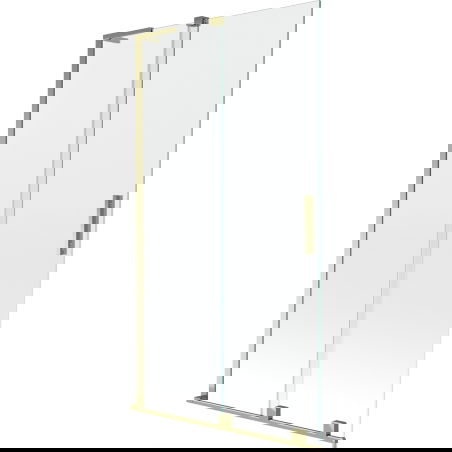Paroi de baignoire coulissante 2 volets Mexen Velar L 100 x 150 cm, transparent, doré - 896-100-003-01-50