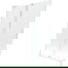 Mexen Velar L paroi de baignoire 2 vantaux coulissants 120 x 150 cm, transparent, blanc - 896-120-003-01-20