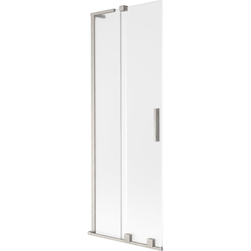 Mexen Velar L paroi de baignoire 2 vantaux coulissants 70 x 150 cm, givre, nickel brossé - 896-070-003-31-97