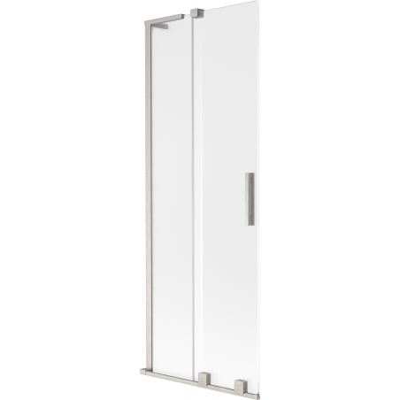 Mexen Velar L paroi de baignoire 2 vantaux coulissants 70 x 150 cm, givre, nickel brossé - 896-070-003-31-97