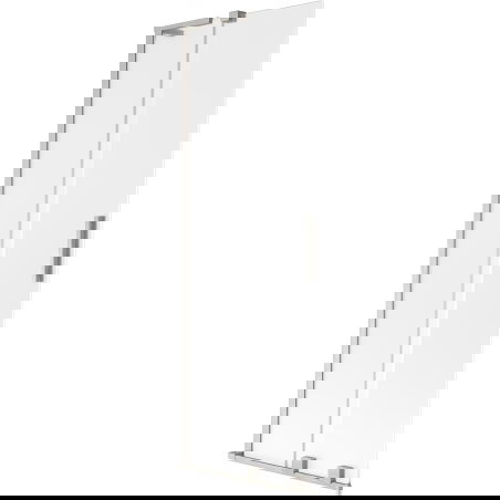 Pare-baignoire Mexen Velar L à 2 volets coulissants 70 x 150 cm, givre, nickel brossé - 896-070-003-31-97
