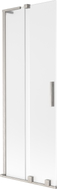 Mexen Velar L paroi de baignoire 2 vantaux coulissants 70 x 150 cm, givre, nickel brossé - 896-070-003-31-97