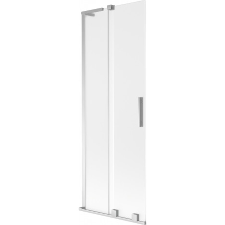 Mexen Velar L paroi de baignoire à 2 vantaux coulissants 75 x 150 cm, givré, chrome - 896-075-003-31-01