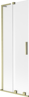 Mexen Velar L pare-douche baignoire 2 battants coulissants 75 x 150 cm, givré, or brossé - 896-075-003-31-55