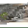 Cabine de douche coulissante Mexen Omega 140 x 70 cm, transparent, chrome + receveur Plat - 825-140-070-01-00-4010