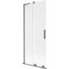 Mexen Velar L paroi de baignoire en deux parties coulissante 85 x 150 cm, givrée, gun metal - 896-085-003-31-95