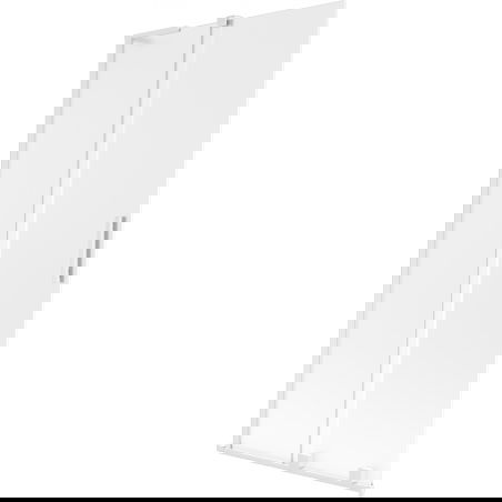 Mexen Velar L paroi de baignoire 2 battants coulissants 90 x 150 cm, givre, blanc - 896-090-003-31-20
