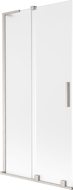 Mexen Velar L paroi de baignoire 2 volets coulissants 90 x 150 cm, givre, nickel brossé - 896-090-003-31-97