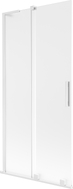 Mexen Velar L paroi de baignoire 2 volets coulissants 95 x 150 cm, givré, blanc - 896-095-003-31-20