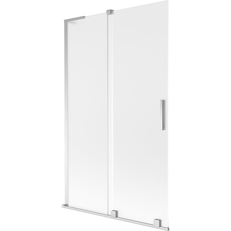 Mexen Velar L paroi de baignoire coulissante à 2 vantaux 110 x 150 cm, dépoli, chrome - 896-110-003-31-01