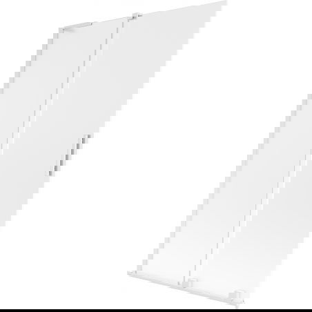 Paroi de baignoire Mexen Velar L 2 panneaux coulissants 110 x 150 cm, givré, blanc - 896-110-003-31-20