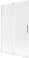 Mexen Velar L paroi de baignoire 2-portes coulissantes 120 x 150 cm, dépoli, blanc - 896-120-003-31-20