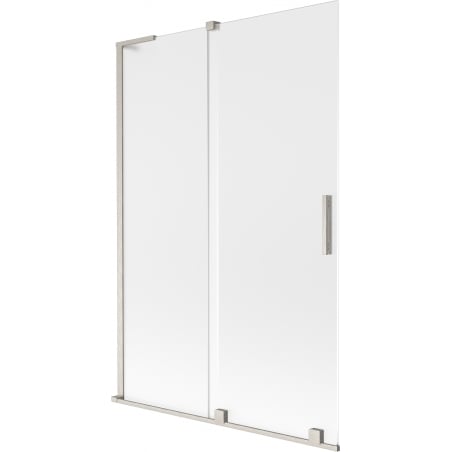 Mexen Velar L paravent de douche à 2 volets coulissants 120 x 150 cm, givre, nickel brossé - 896-120-003-31-97
