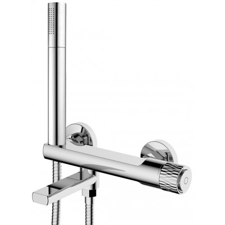 Mexen Diamond robinet de baignoire avec ensemble de douche, chromé - 71530-00