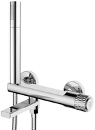 Mexen Diamond robinet de baignoire avec ensemble de douche, chromé - 71530-00