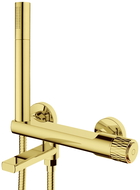 Robinet de bain Mexen Diamond avec ensemble de douche, doré - 71530-50
