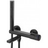 Mexen Diamond mitigeur de baignoire avec ensemble de douche, noir - 71530-70