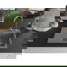 Mexen Ben évier de cuisine en granit 1 cuve avec égouttoir droit 600 x 500 mm, gris, siphon chromé - 6523605000-71