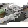 Mexen Ben évier de cuisine en granit 1 cuve avec égouttoir droit 600 x 500 mm, gris, siphon chromé - 6523605000-71
