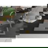 Mexen Ben évier en granit 1 bac avec égouttoir droit 600 x 500 mm, gris, siphon doré - 6523605000-71-G